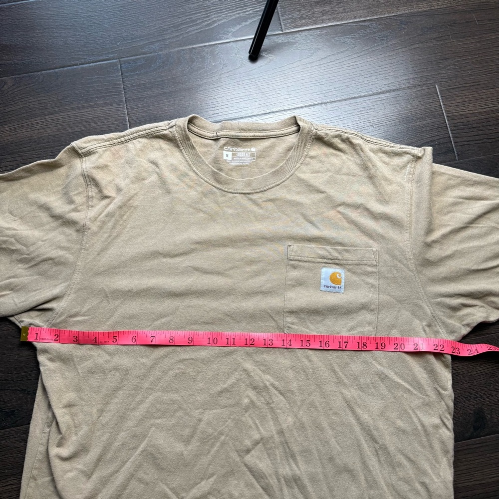 Carhartt Tan Crew Neck Tee - Picture 5 of 7